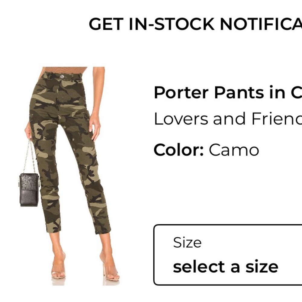 Lovers + Friends Camo Ankle Pants
